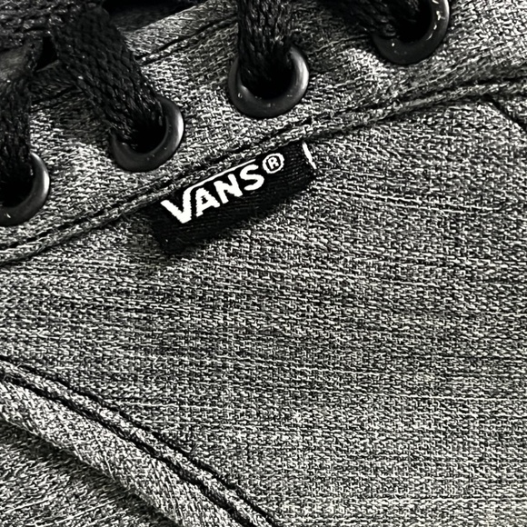 Van’s Old Skool Low Grey Denim Sneakers - Picture 3 of 9
